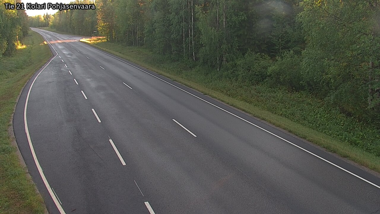 Weather Camera Image Väg 21 Kolari, Pohjasenvaara, Kolari, Lappi