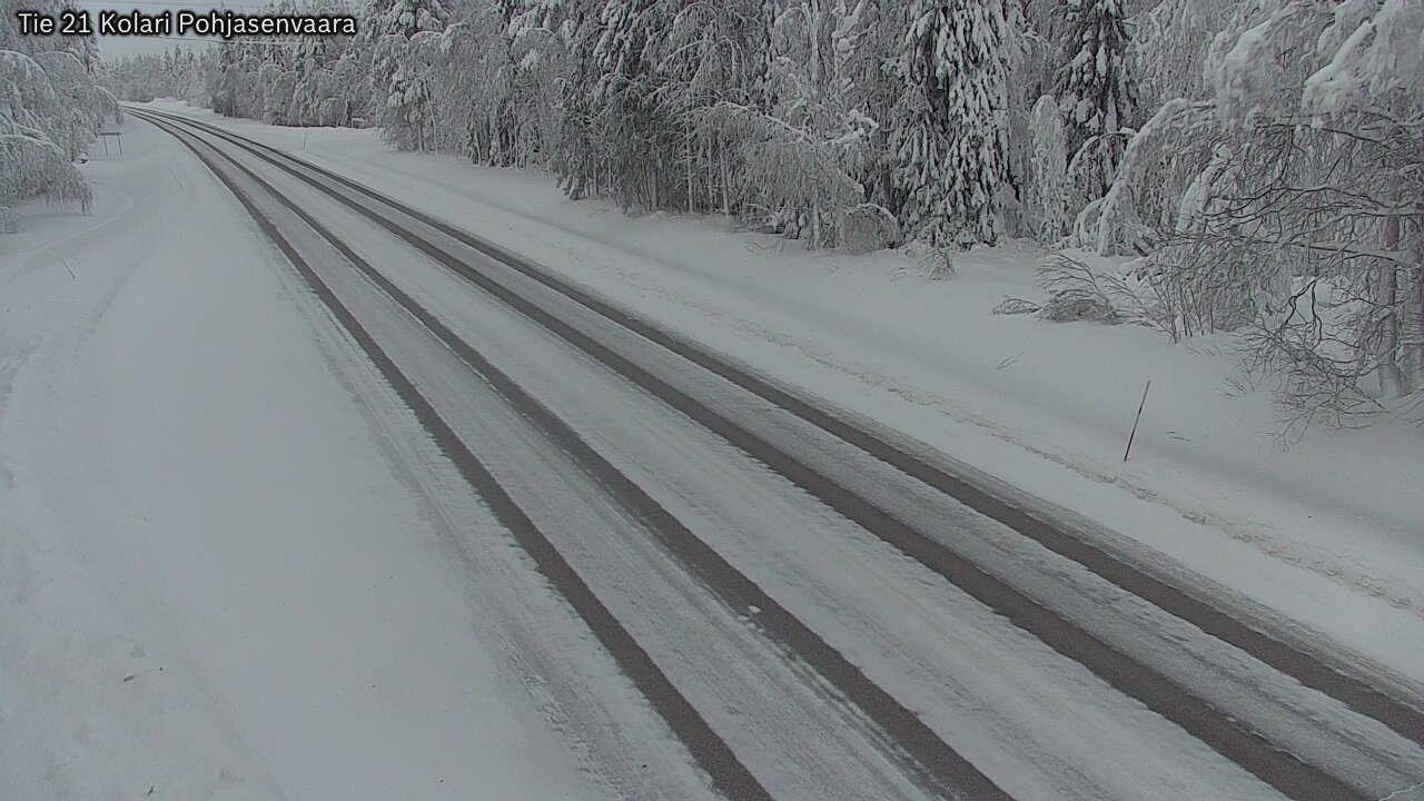 Weather Camera Image Väg 21 Kolari, Pohjasenvaara, Kolari, Lappi