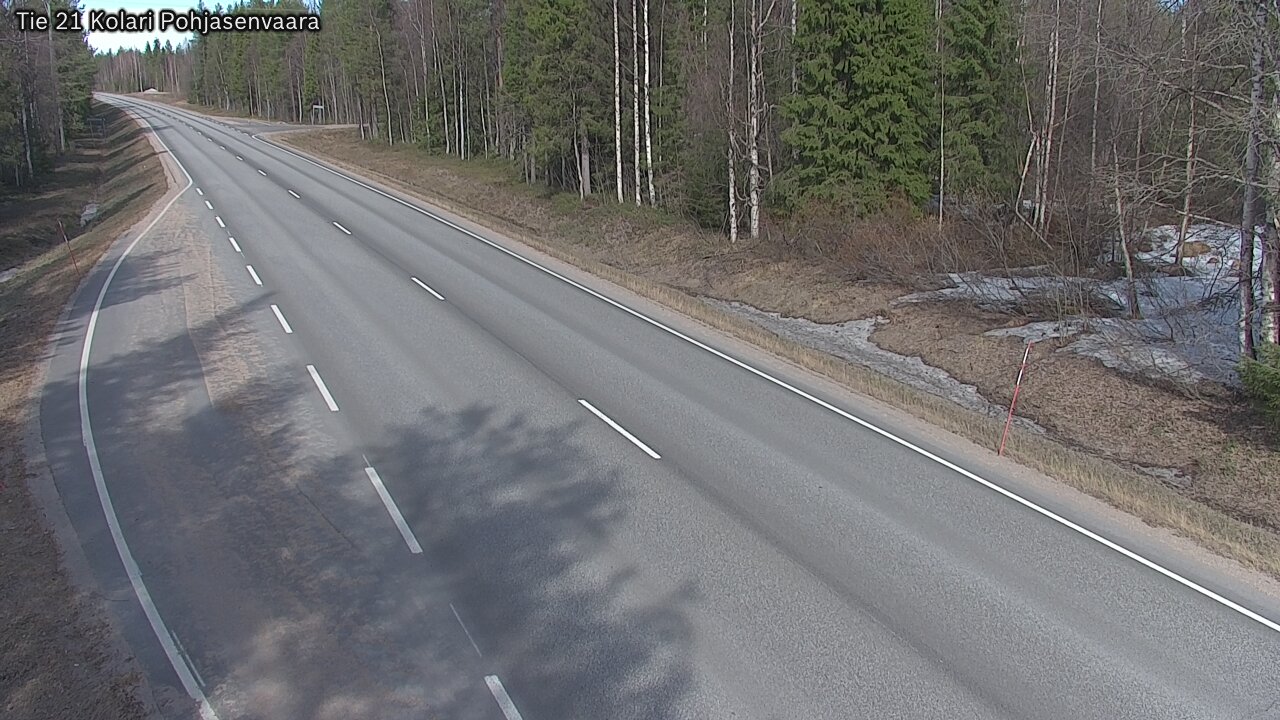 Weather Camera Image Road 21 Kolari, Pohjasenvaara, Kolari, Lappi