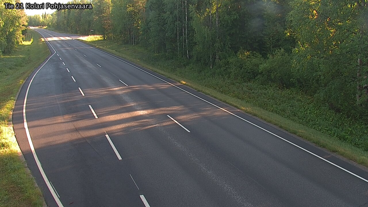 Weather Camera Image Väg 21 Kolari, Pohjasenvaara, Kolari, Lappi
