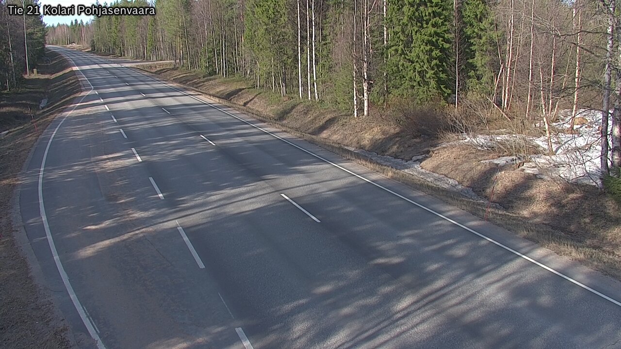 Weather Camera Image Road 21 Kolari, Pohjasenvaara, Kolari, Lappi