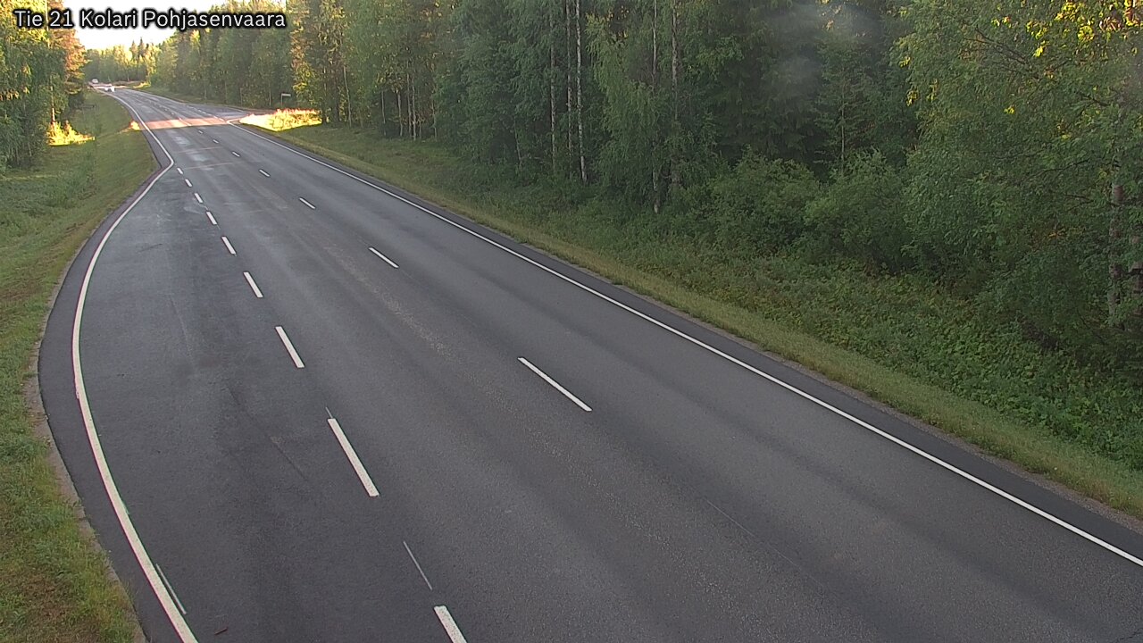 Weather Camera Image Väg 21 Kolari, Pohjasenvaara, Kolari, Lappi