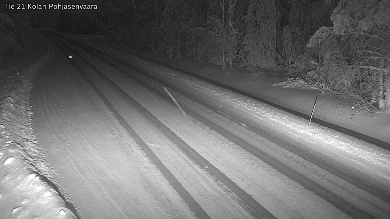 Weather Camera Image Väg 21 Kolari, Pohjasenvaara, Kolari, Lappi