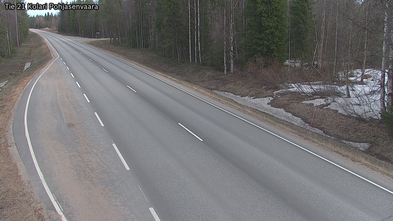 Weather Camera Image Road 21 Kolari, Pohjasenvaara, Kolari, Lappi