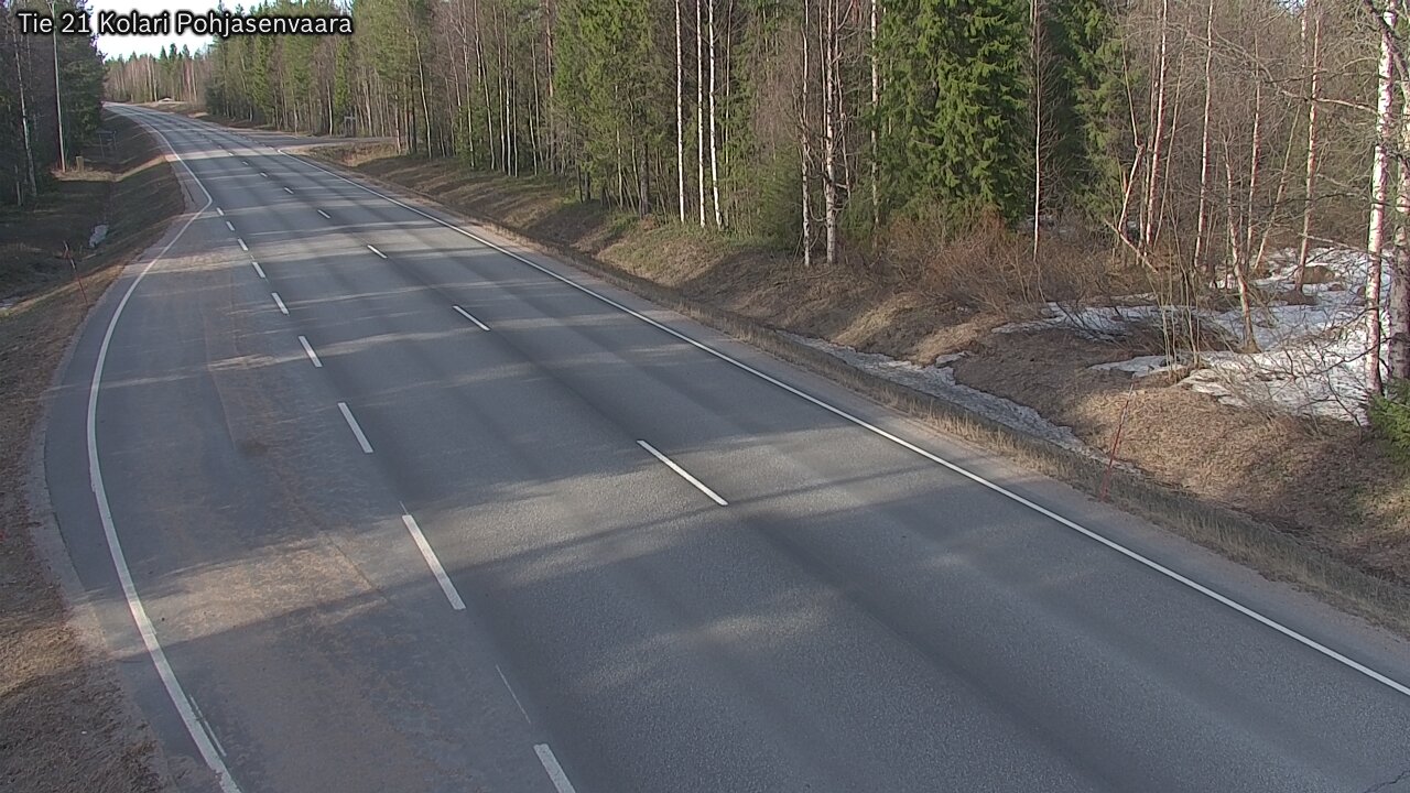 Weather Camera Image Road 21 Kolari, Pohjasenvaara, Kolari, Lappi