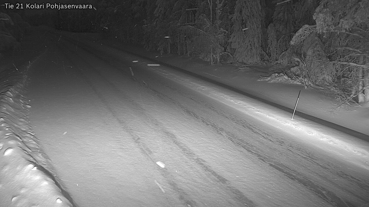 Weather Camera Image Väg 21 Kolari, Pohjasenvaara, Kolari, Lappi