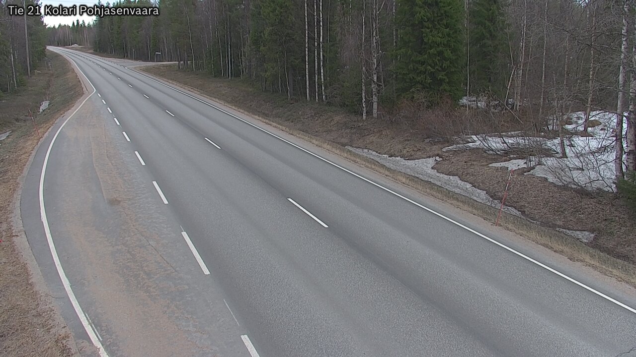 Weather Camera Image Road 21 Kolari, Pohjasenvaara, Kolari, Lappi
