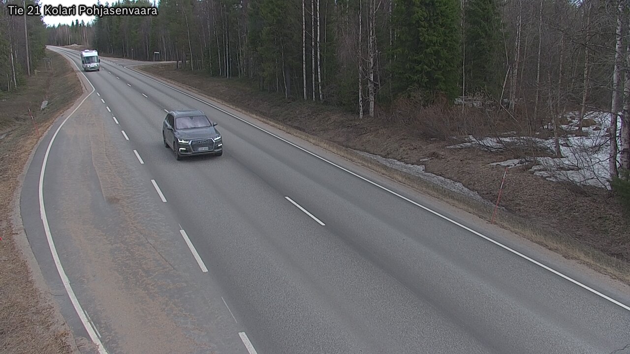 Weather Camera Image Väg 21 Kolari, Pohjasenvaara, Kolari, Lappi