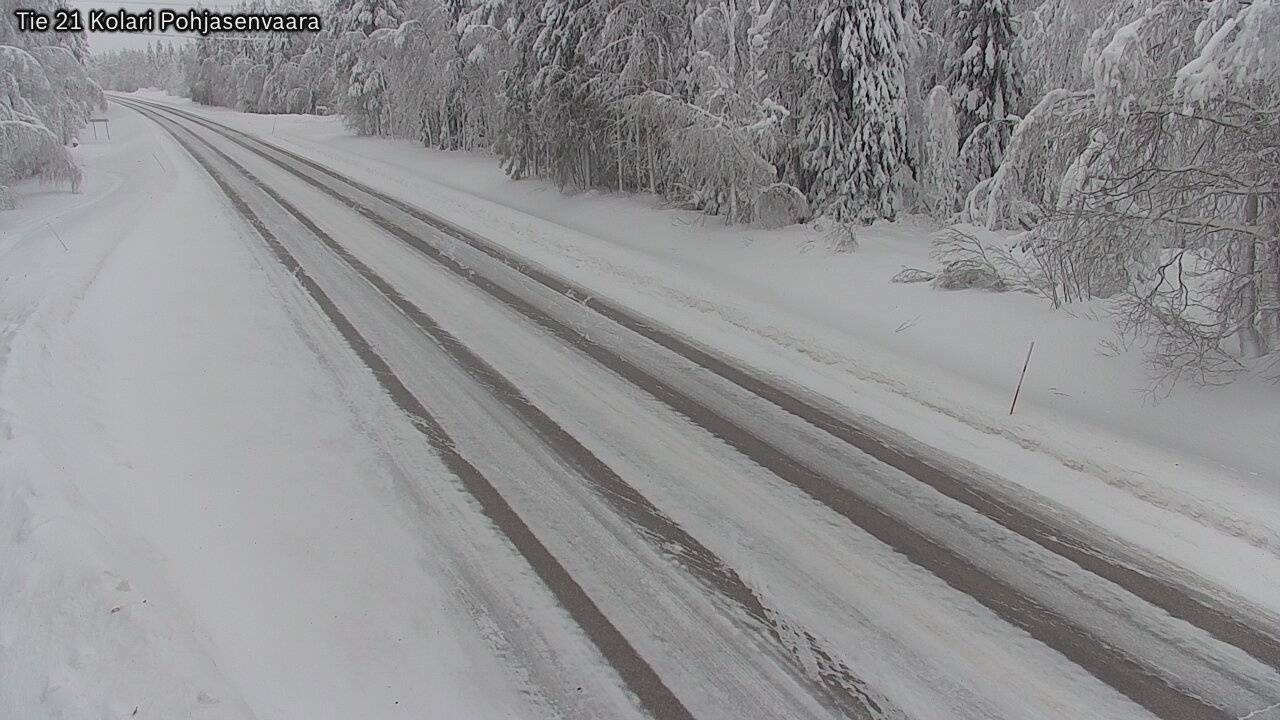 Weather Camera Image Väg 21 Kolari, Pohjasenvaara, Kolari, Lappi