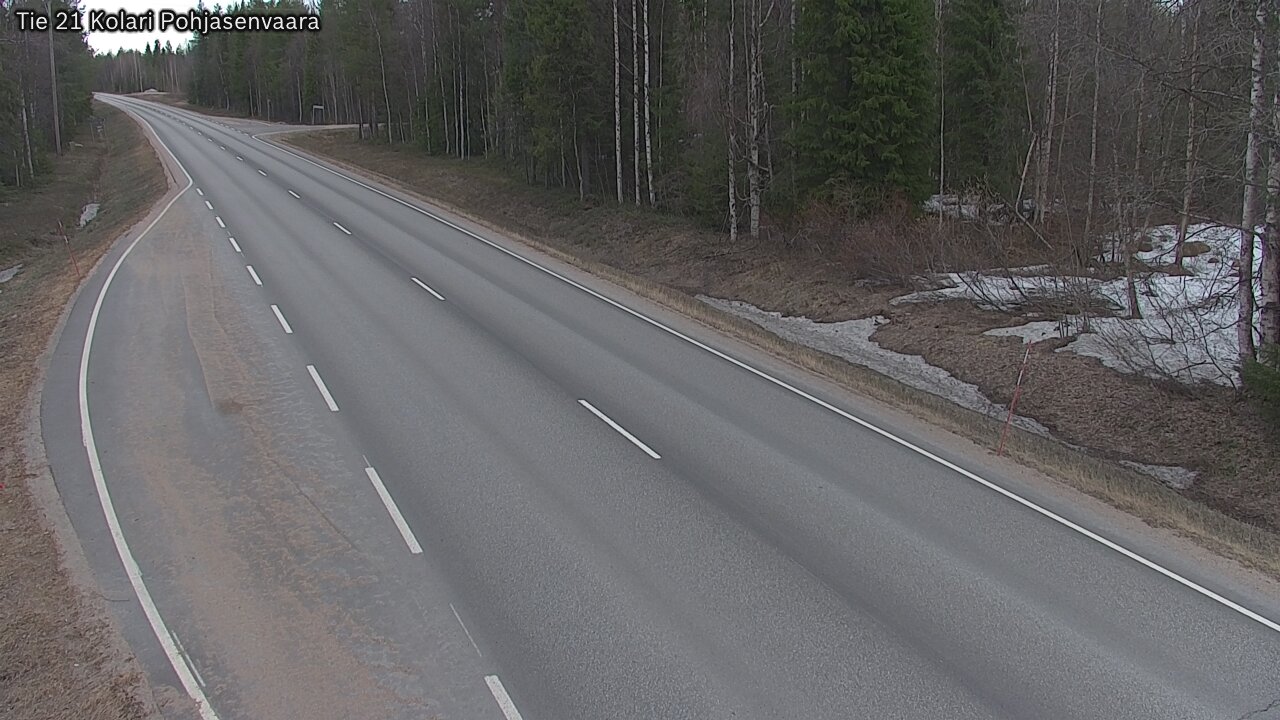 Weather Camera Image Road 21 Kolari, Pohjasenvaara, Kolari, Lappi