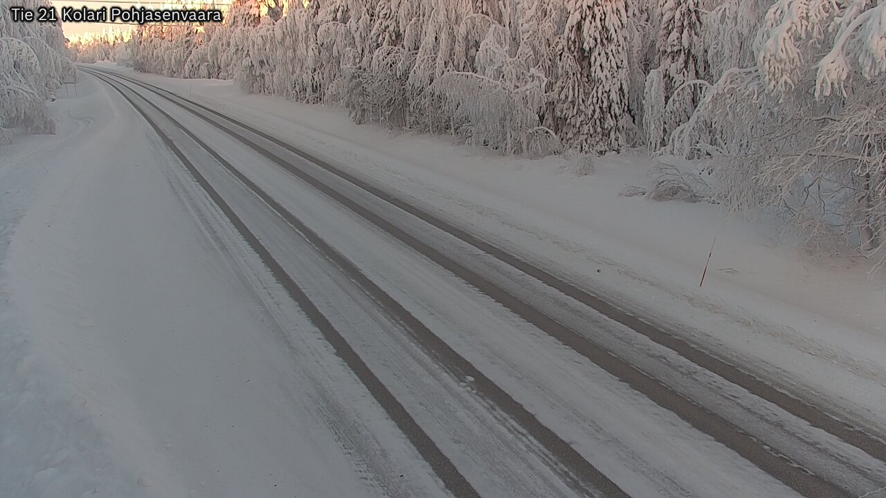 Weather Camera Image Road 21 Kolari, Pohjasenvaara, Kolari, Lappi
