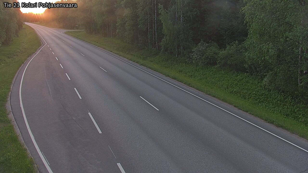 Weather Camera Image Road 21 Kolari, Pohjasenvaara, Kolari, Lappi