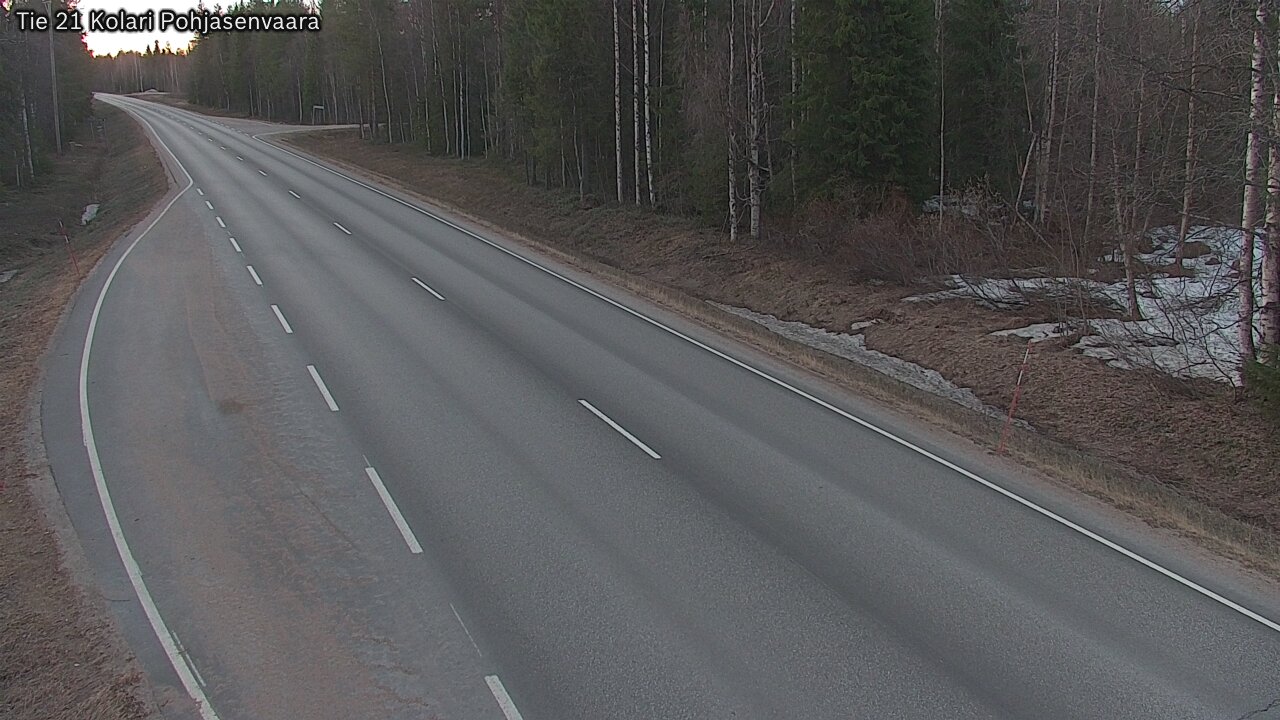 Weather Camera Image Road 21 Kolari, Pohjasenvaara, Kolari, Lappi