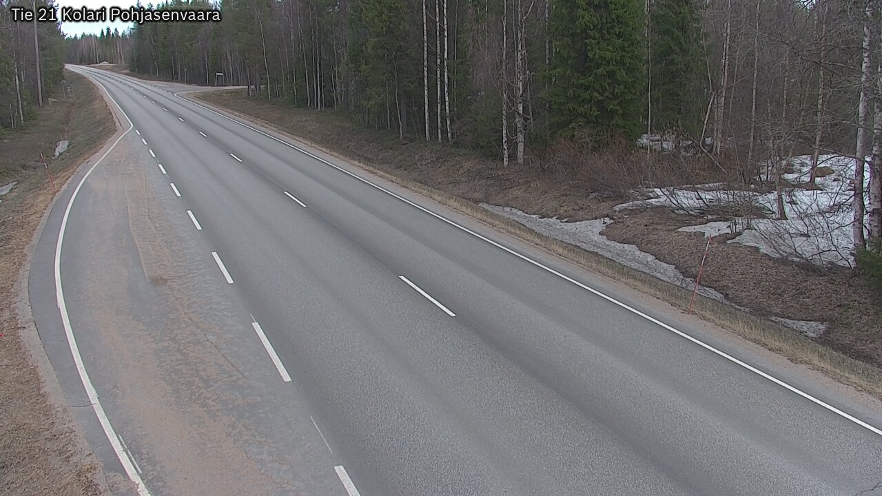 Weather Camera Image Road 21 Kolari, Pohjasenvaara, Kolari, Lappi
