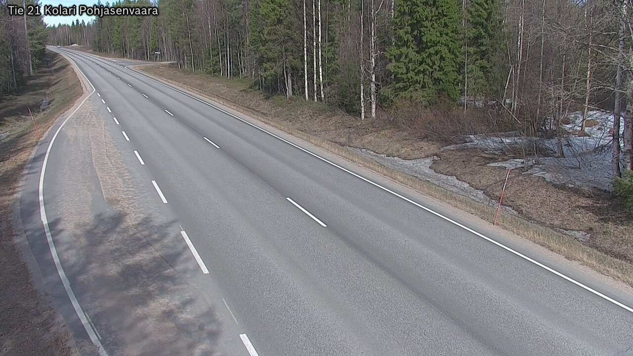 Weather Camera Image Road 21 Kolari, Pohjasenvaara, Kolari, Lappi