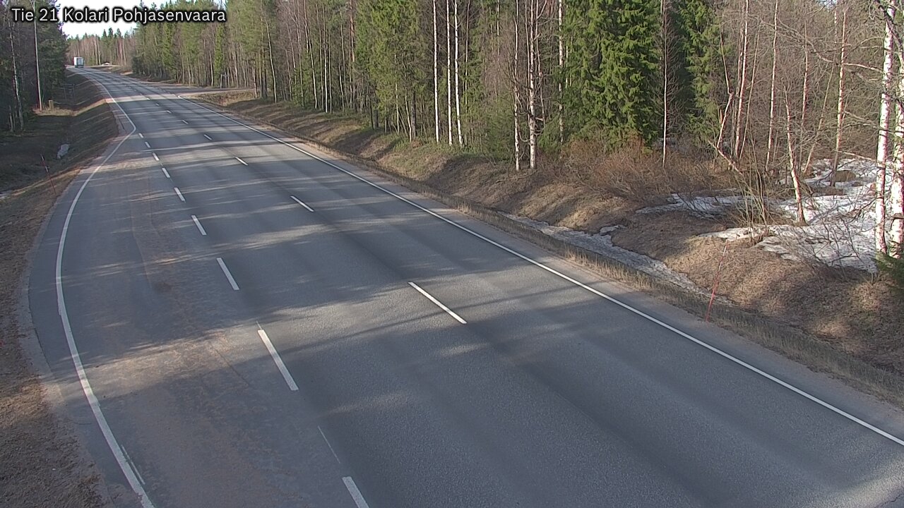 Weather Camera Image Road 21 Kolari, Pohjasenvaara, Kolari, Lappi