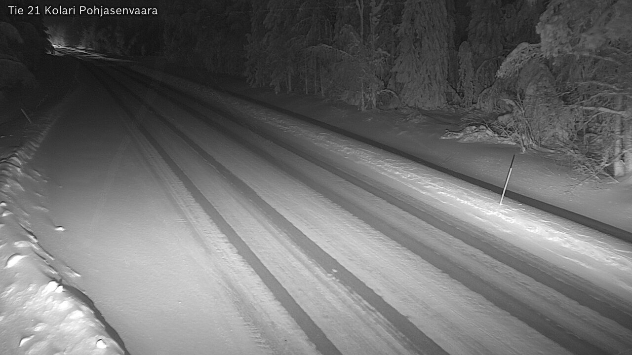Weather Camera Image Väg 21 Kolari, Pohjasenvaara, Kolari, Lappi