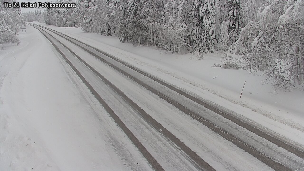 Weather Camera Image Väg 21 Kolari, Pohjasenvaara, Kolari, Lappi