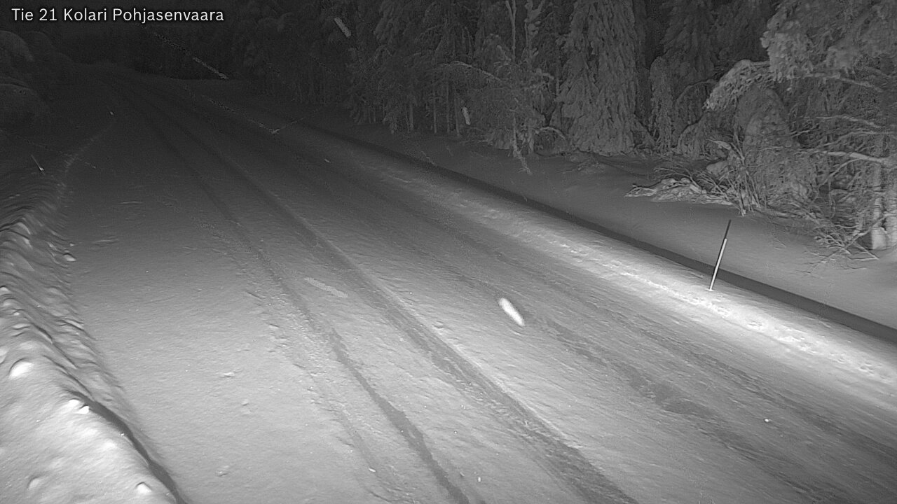 Weather Camera Image Väg 21 Kolari, Pohjasenvaara, Kolari, Lappi