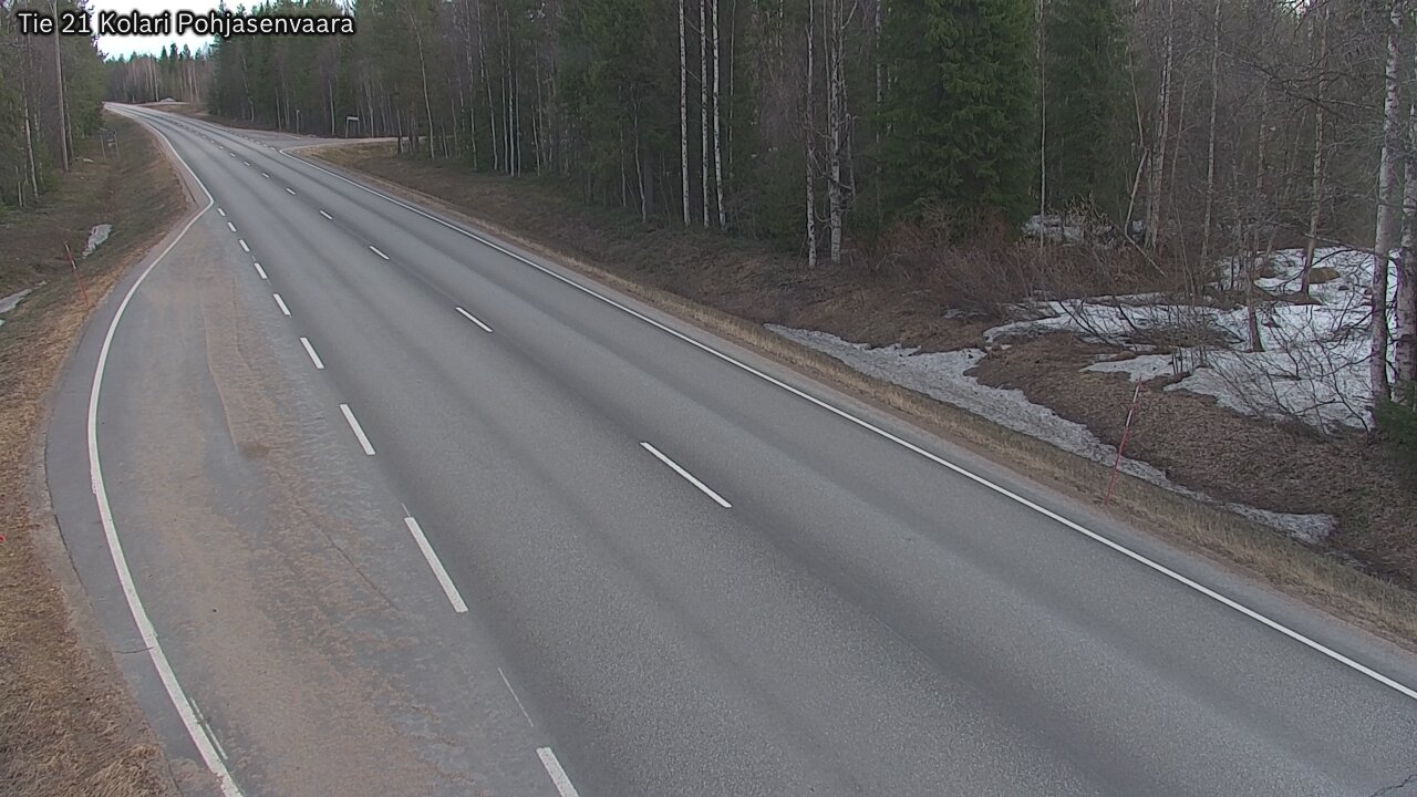 Weather Camera Image Road 21 Kolari, Pohjasenvaara, Kolari, Lappi
