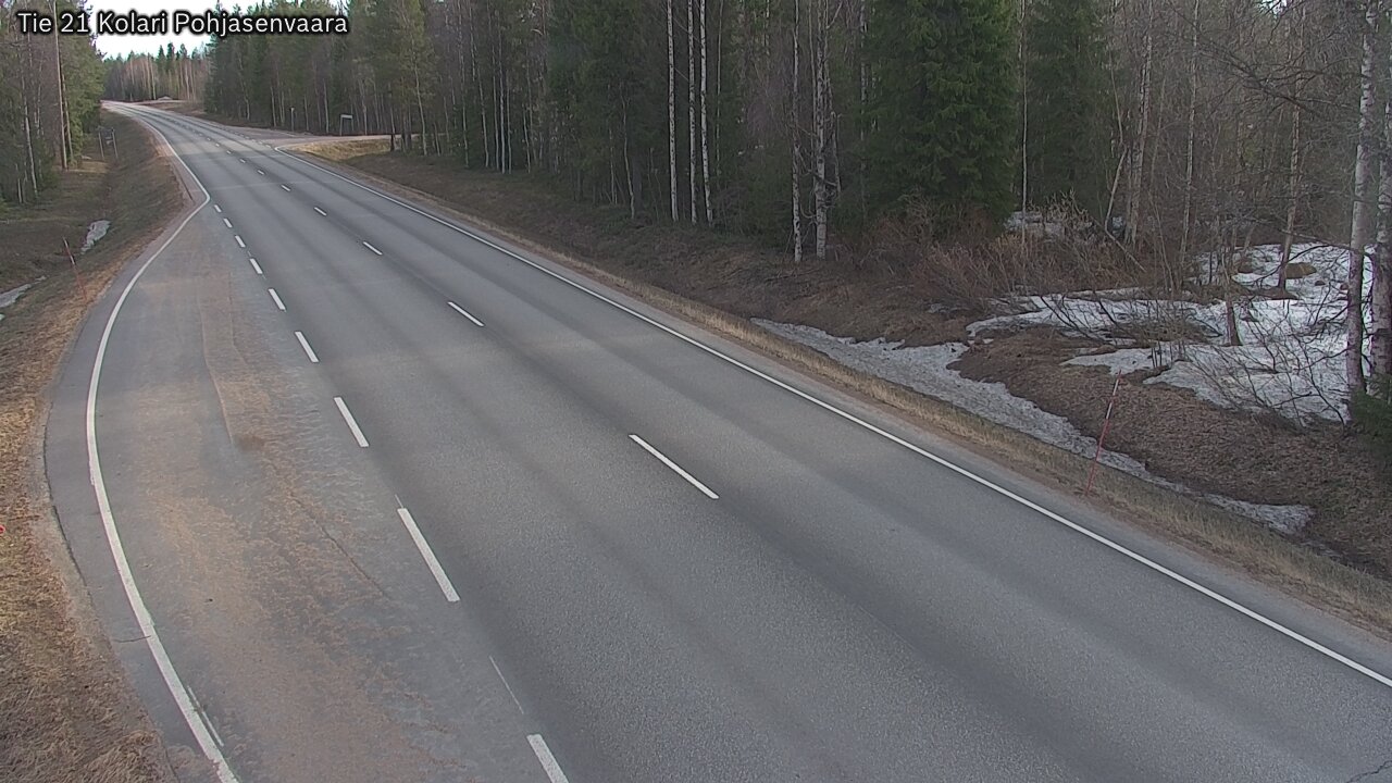 Weather Camera Image Road 21 Kolari, Pohjasenvaara, Kolari, Lappi