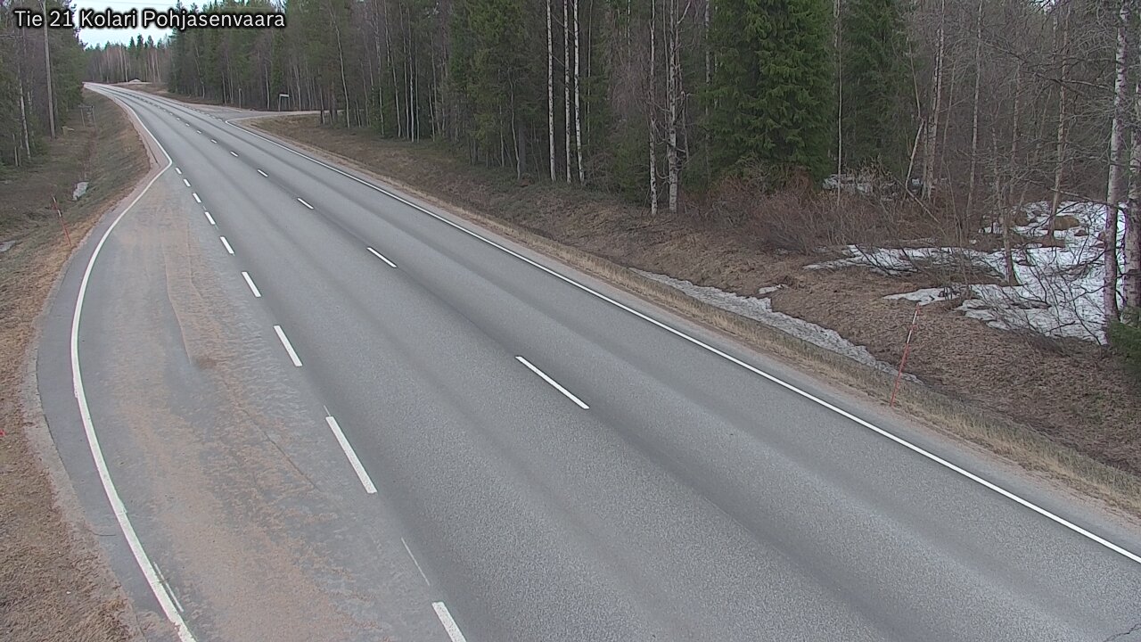 Weather Camera Image Väg 21 Kolari, Pohjasenvaara, Kolari, Lappi