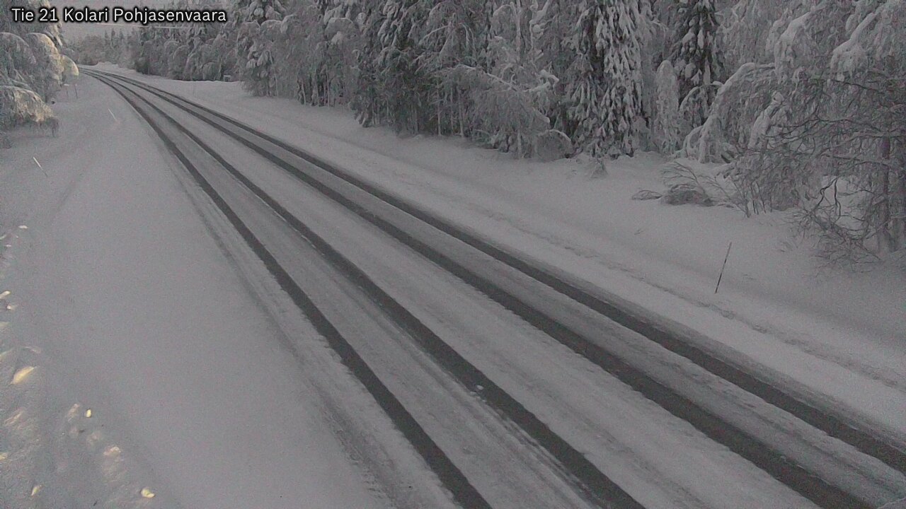 Weather Camera Image Väg 21 Kolari, Pohjasenvaara, Kolari, Lappi