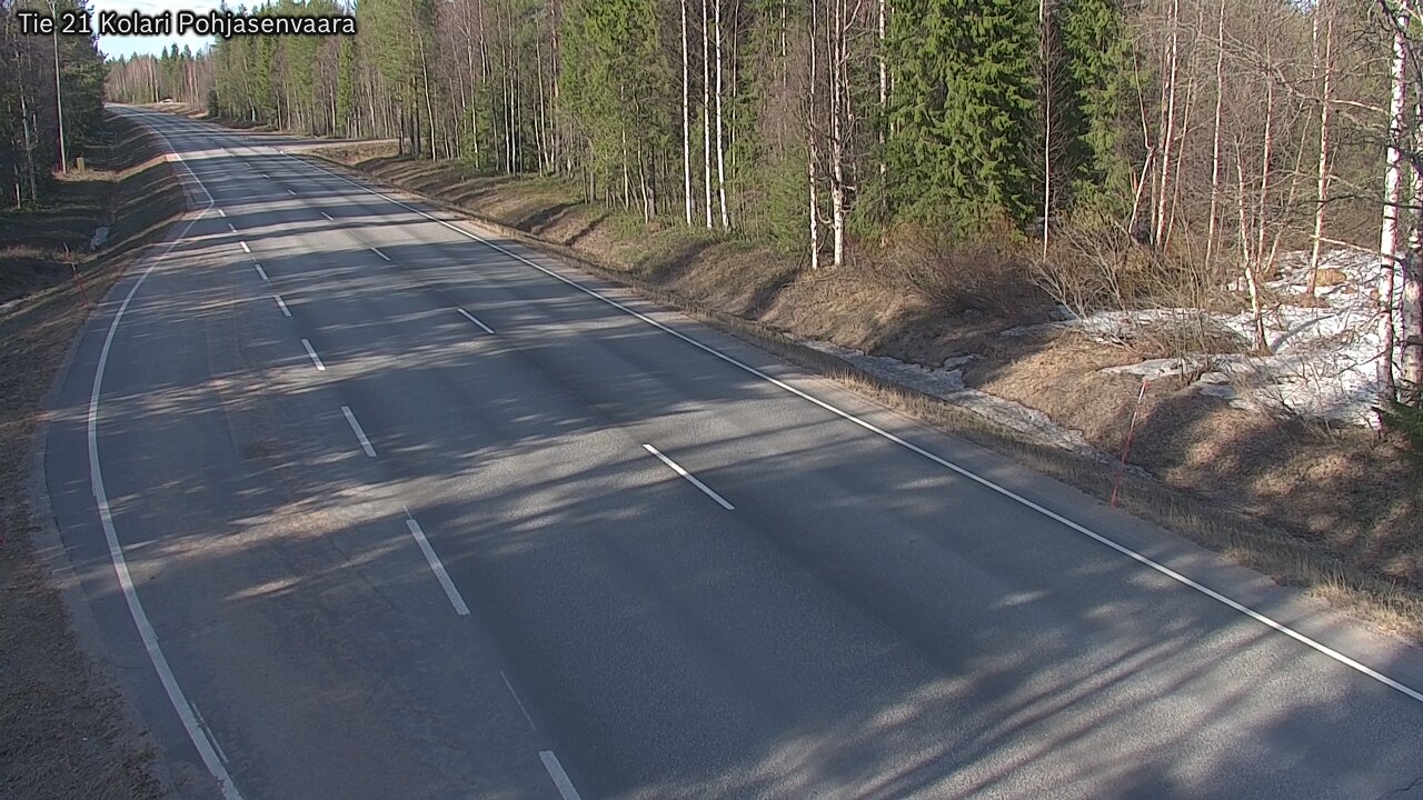 Weather Camera Image Road 21 Kolari, Pohjasenvaara, Kolari, Lappi