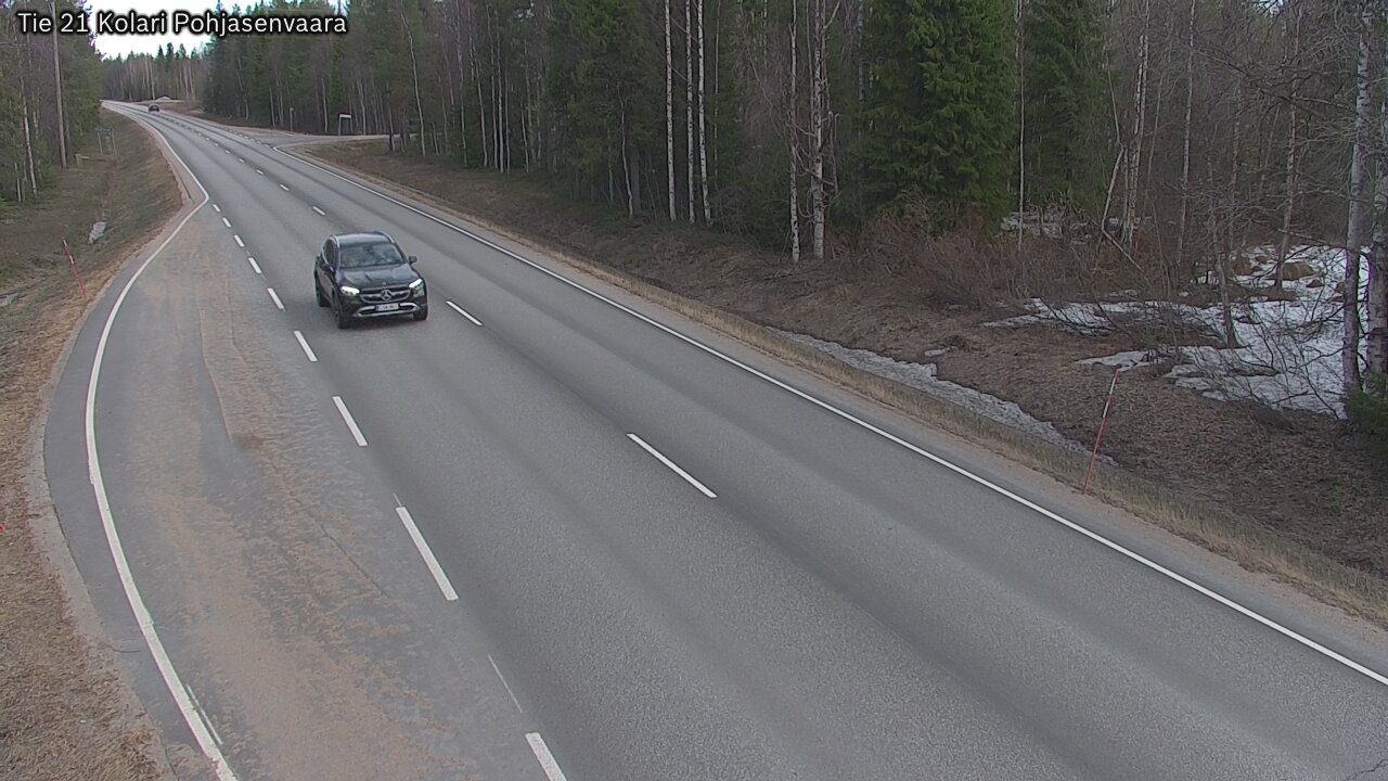 Weather Camera Image Väg 21 Kolari, Pohjasenvaara, Kolari, Lappi