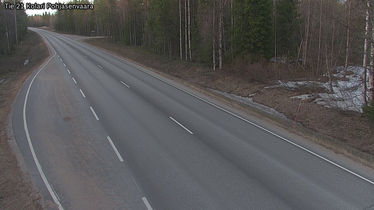 Weather Camera Image Road 21 Kolari, Pohjasenvaara, Kolari, Lappi