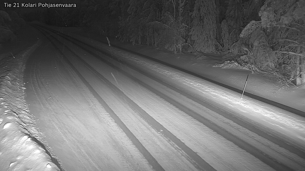 Weather Camera Image Väg 21 Kolari, Pohjasenvaara, Kolari, Lappi