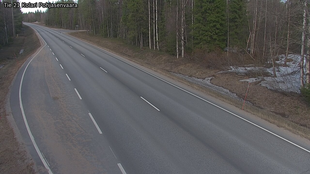 Weather Camera Image Road 21 Kolari, Pohjasenvaara, Kolari, Lappi