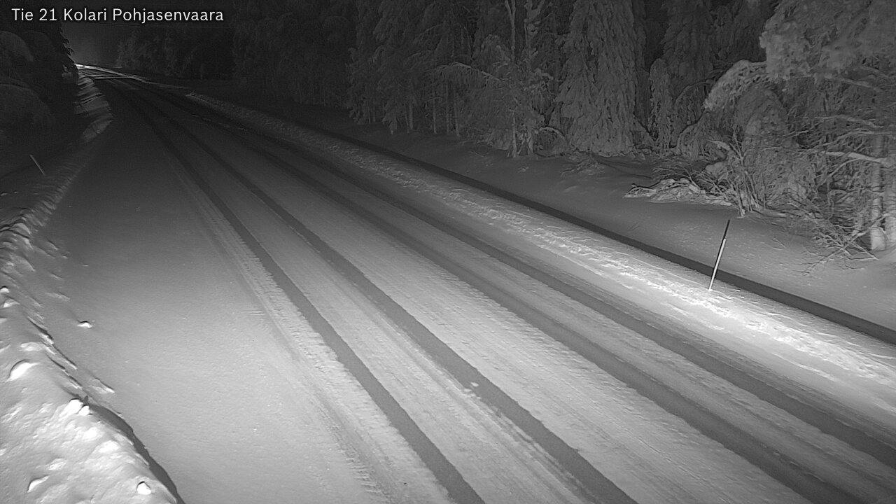Weather Camera Image Väg 21 Kolari, Pohjasenvaara, Kolari, Lappi