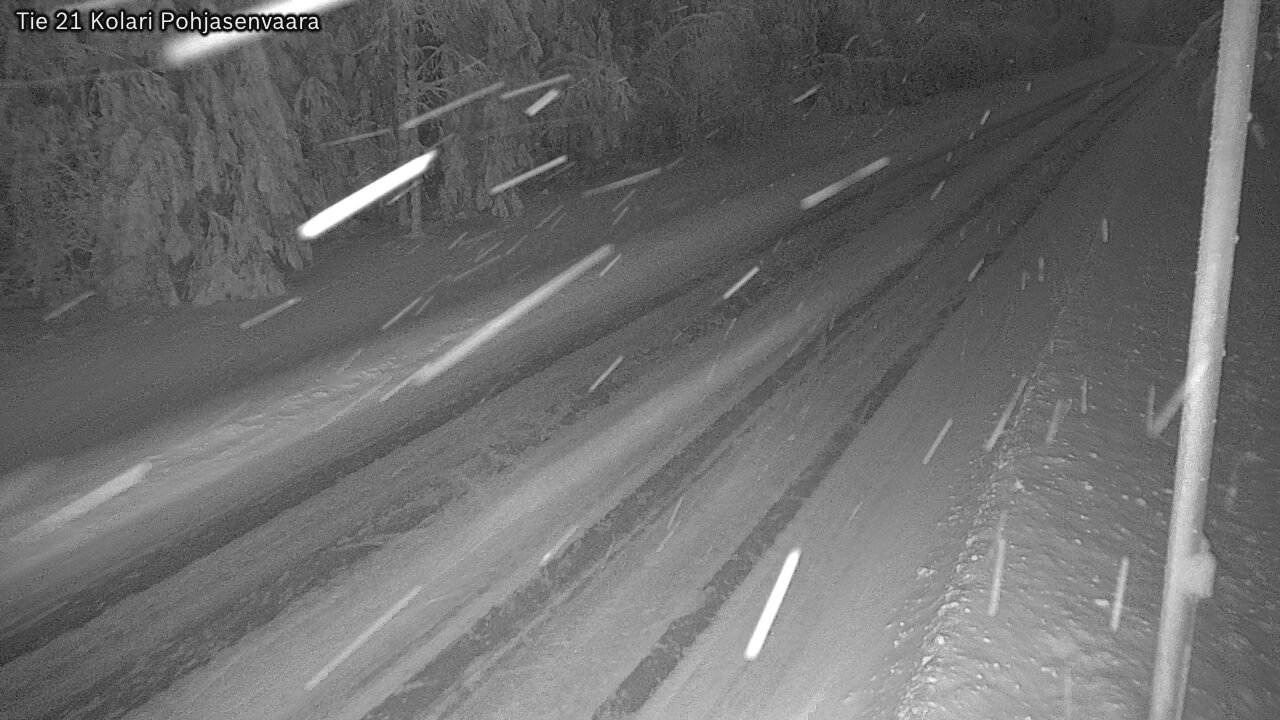 Weather Camera Image Väg 21 Kolari, Pohjasenvaara, Kolari, Lappi