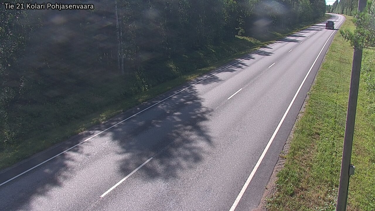 Weather Camera Image Väg 21 Kolari, Pohjasenvaara, Kolari, Lappi