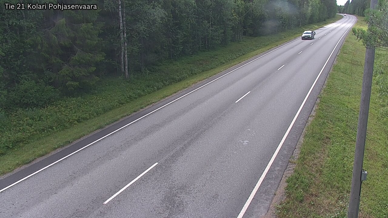 Weather Camera Image Väg 21 Kolari, Pohjasenvaara, Kolari, Lappi