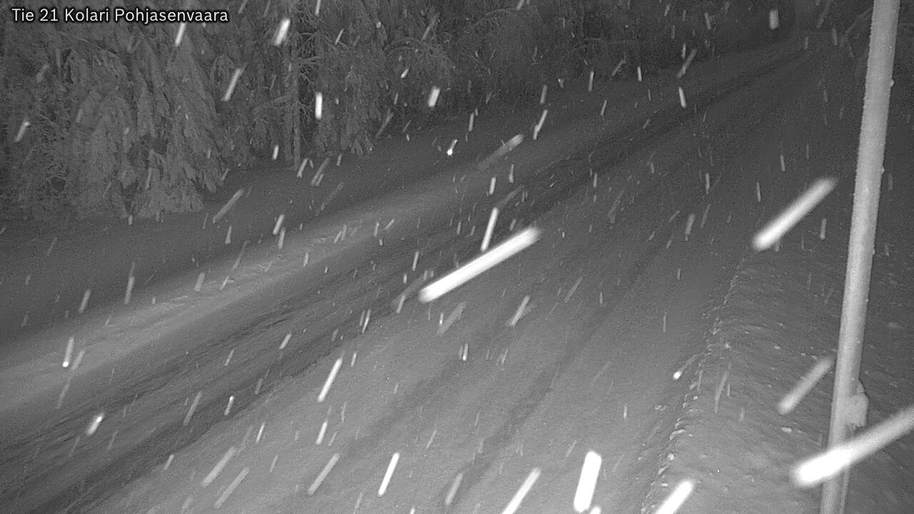 Weather Camera Image Väg 21 Kolari, Pohjasenvaara, Kolari, Lappi