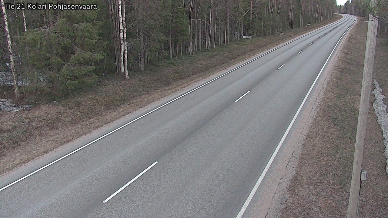Weather Camera Image Road 21 Kolari, Pohjasenvaara, Kolari, Lappi
