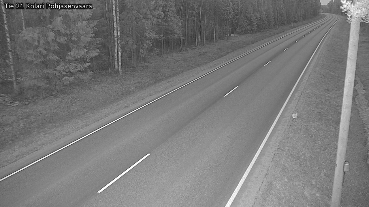 Weather Camera Image Väg 21 Kolari, Pohjasenvaara, Kolari, Lappi