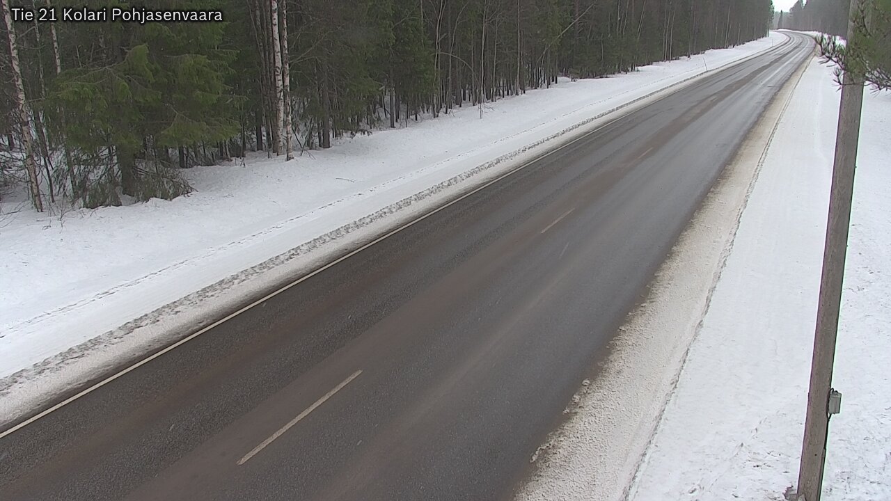 Weather Camera Image Road 21 Kolari, Pohjasenvaara, Kolari, Lappi