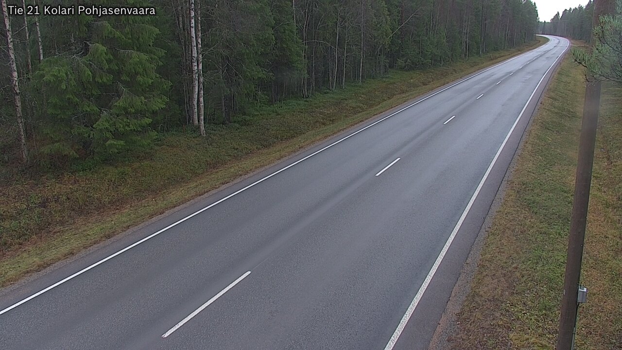Weather Camera Image Väg 21 Kolari, Pohjasenvaara, Kolari, Lappi