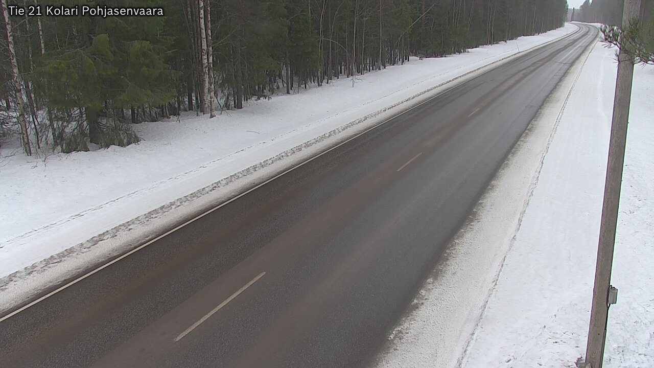 Weather Camera Image Road 21 Kolari, Pohjasenvaara, Kolari, Lappi