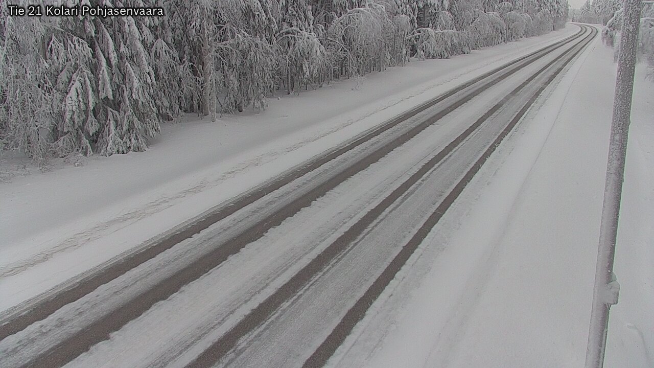 Weather Camera Image Väg 21 Kolari, Pohjasenvaara, Kolari, Lappi