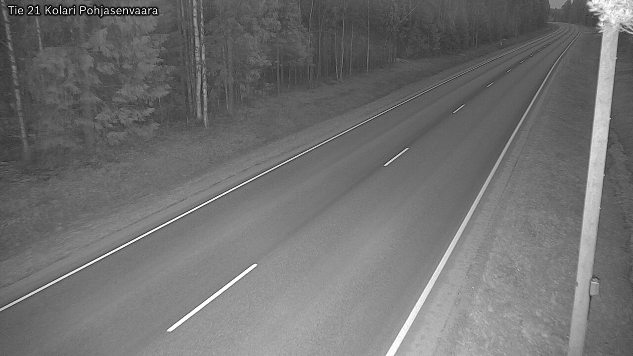Weather Camera Image Väg 21 Kolari, Pohjasenvaara, Kolari, Lappi