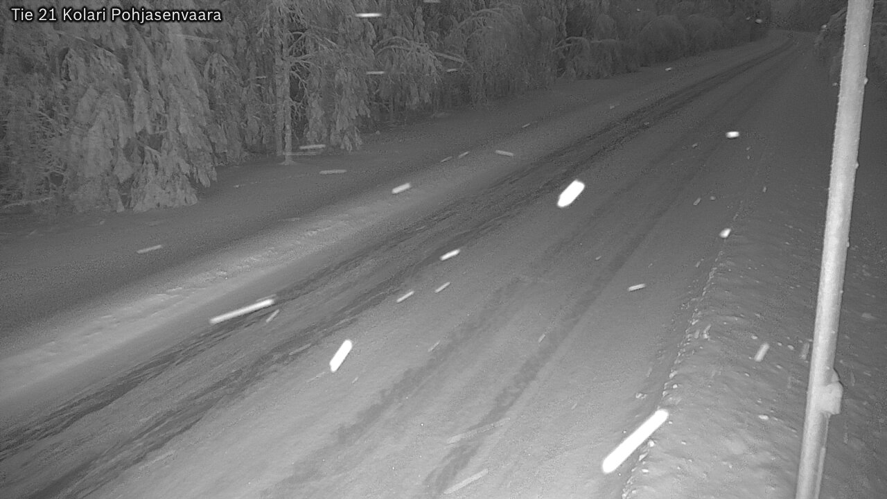 Weather Camera Image Väg 21 Kolari, Pohjasenvaara, Kolari, Lappi