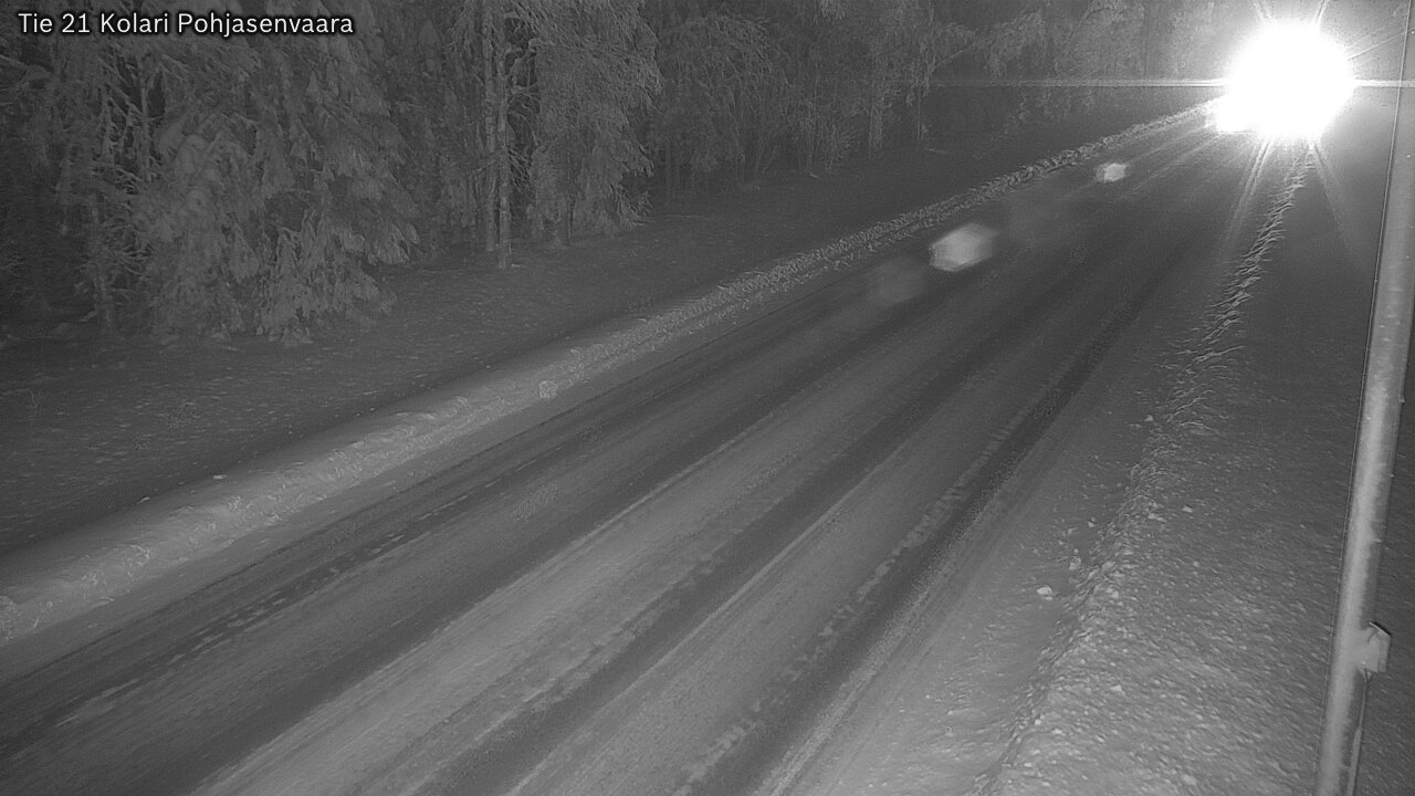 Weather Camera Image Väg 21 Kolari, Pohjasenvaara, Kolari, Lappi