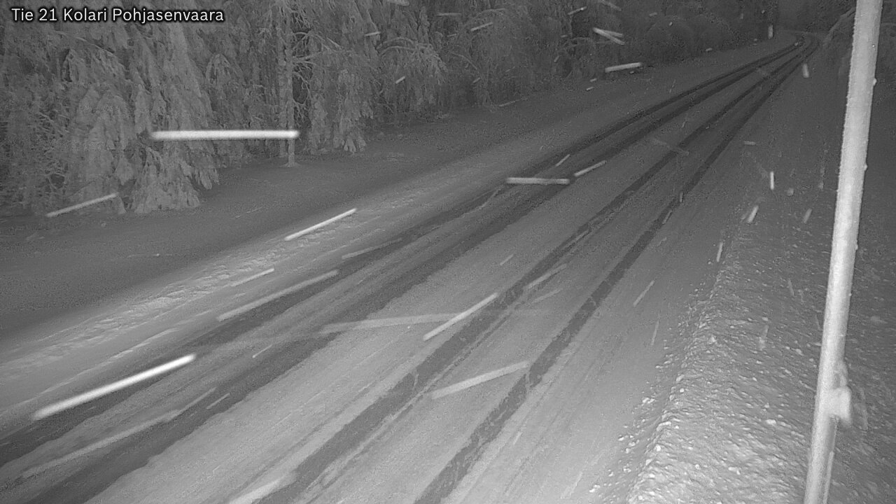 Weather Camera Image Väg 21 Kolari, Pohjasenvaara, Kolari, Lappi
