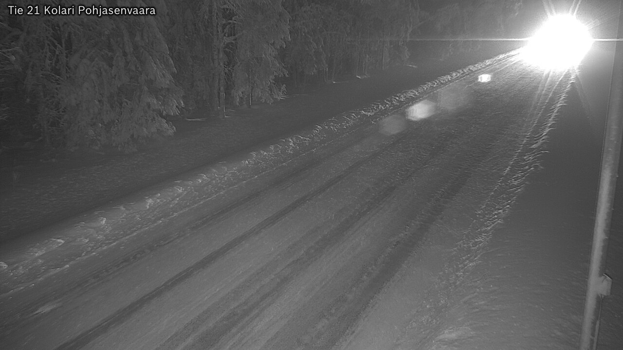 Weather Camera Image Road 21 Kolari, Pohjasenvaara, Kolari, Lappi