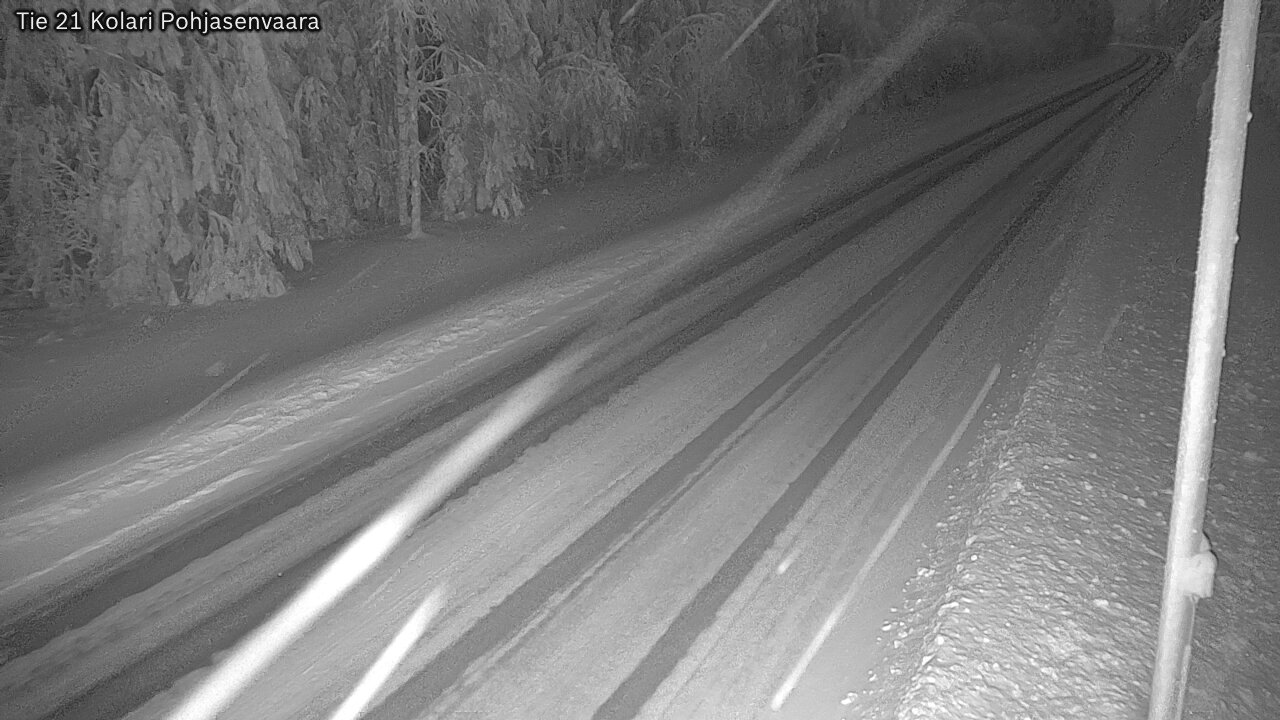 Weather Camera Image Väg 21 Kolari, Pohjasenvaara, Kolari, Lappi
