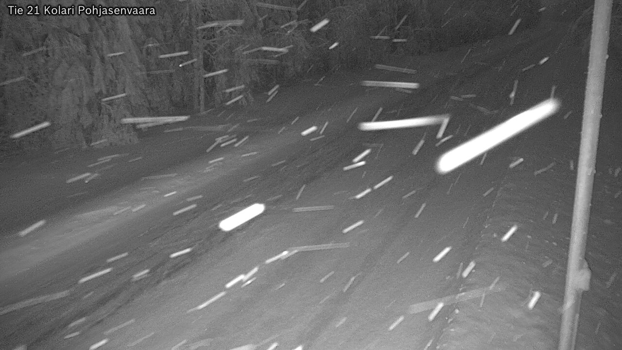 Weather Camera Image Väg 21 Kolari, Pohjasenvaara, Kolari, Lappi